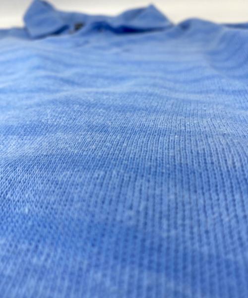 COMME des GARCONS HOMME（コムデギャルソン オム）COMME des GARCONS HOMME (コムデギャルソン オム) ボーダーポロシャツ ブルー サイズ:Ｓの古着・服飾アイテム