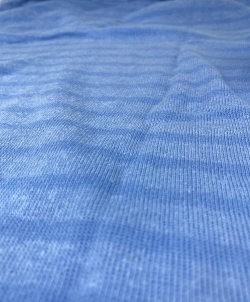COMME des GARCONS HOMME（コムデギャルソン オム）COMME des GARCONS HOMME (コムデギャルソン オム) ボーダーポロシャツ ブルー サイズ:Ｓの古着・服飾アイテム