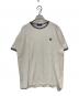 FRED PERRY（フレッドペリー）の古着「Twin Tipped T-Shirtt」｜ホワイト×ブラック
