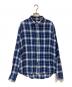 Ron Herman（ロンハーマン）の古着「Rayon Dobby Plaited Shirt」｜ブルー
