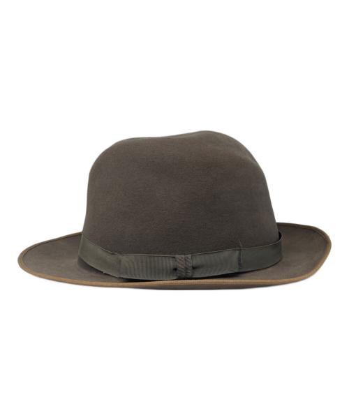 STETSON SIZE 7 2/4A 4 1/4T（ステットソン）STETSON SIZE 7 2/4A 4 1/4T (ステットソン) ヴィンテージフェドラハット ベージュ サイズ:7 2/4A 4 1/4Tの古着・服飾アイテム
