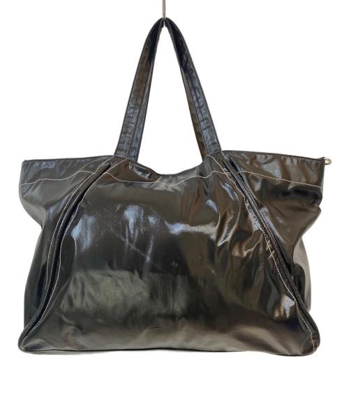 Matin Kim（マーティン・キム）Matin Kim (マーティン・キム) BIG COATING TOTE BAG ブラックの古着・服飾アイテム