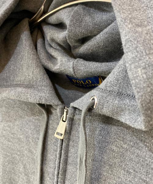 POLO RALPH LAUREN（ポロ・ラルフローレン）POLO RALPH LAUREN (ポロ・ラルフローレン) ジップパーカー グレー サイズ:Lの古着・服飾アイテム