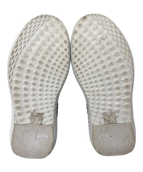 EMPORIO ARMANI（エンポリオアルマーニ）EMPORIO ARMANI (エンポリオアルマーニ) Low-Top Lace-Up Sneakers ブラック サイズ: US9の古着・服飾アイテム
