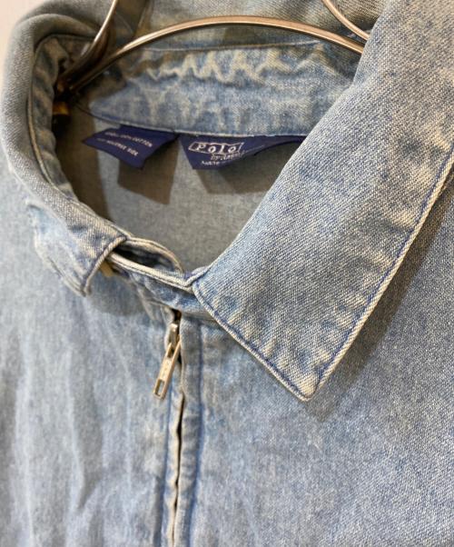 POLO RALPH LAUREN（ポロ・ラルフローレン）POLO RALPH LAUREN (ポロ・ラルフローレン) 80s デニムスイングトップ インディゴ サイズ:Lの古着・服飾アイテム
