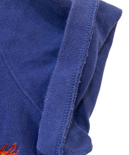 POLO RALPH LAUREN（ポロ・ラルフローレン）POLO RALPH LAUREN (ポロ・ラルフローレン) CUSTOM SLIM FIT NEW YEAR EMBROIDERED ポロシャツ ネイビー サイズ:Mの古着・服飾アイテム