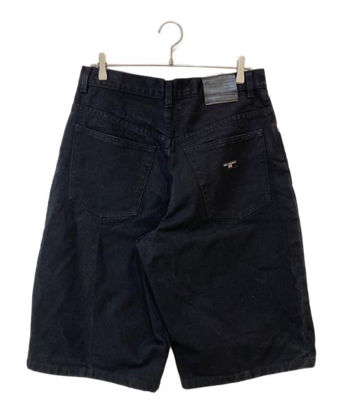 POLO JEANS（ポロジーンズ）POLO JEANS (ポロジーンズ) デニムバギーハーフパンツ ブラック サイズ:83.5cm (W33)の古着・服飾アイテム