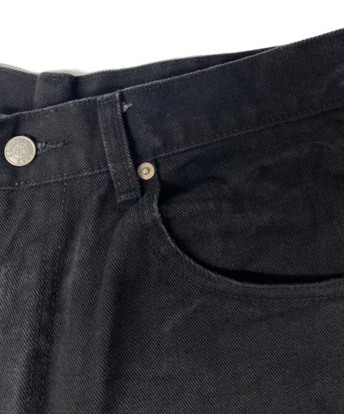 POLO JEANS（ポロジーンズ）POLO JEANS (ポロジーンズ) デニムバギーハーフパンツ ブラック サイズ:83.5cm (W33)の古着・服飾アイテム
