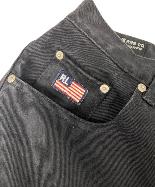 POLO JEANS（ポロジーンズ）POLO JEANS (ポロジーンズ) デニムバギーハーフパンツ ブラック サイズ:83.5cm (W33)の古着・服飾アイテム