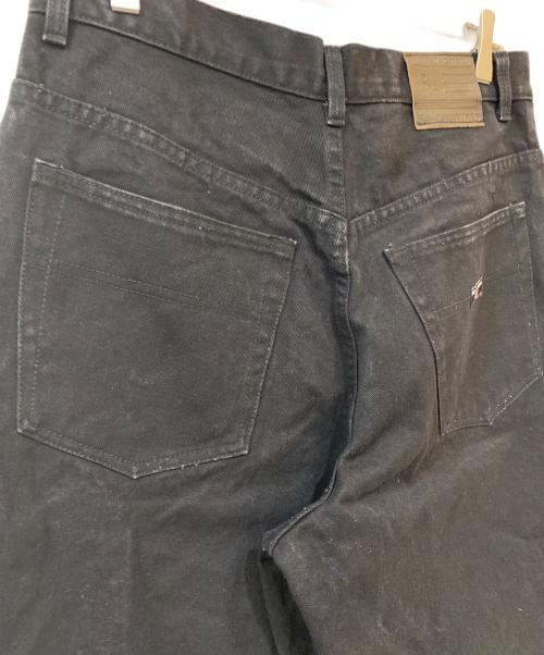 POLO JEANS（ポロジーンズ）POLO JEANS (ポロジーンズ) デニムバギーハーフパンツ ブラック サイズ:83.5cm (W33)の古着・服飾アイテム