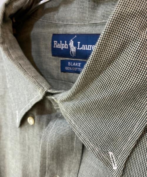 RALPH LAUREN（ラルフローレン）RALPH LAUREN (ラルフローレン) BLAKE スモールポニー ボタンダウンシャツ ベージュ サイズ:Lの古着・服飾アイテム