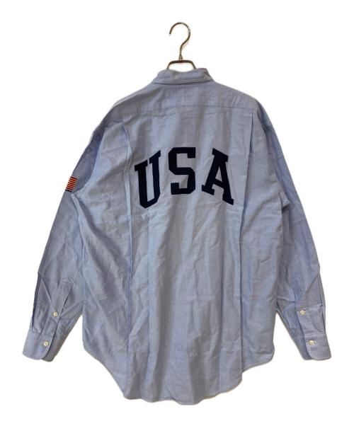 RALPH LAUREN SPORT（ラルフローレン スポーツ）RALPH LAUREN SPORT (ラルフローレン スポーツ) ボタンダウンシャツ ブルー サイズ:Mの古着・服飾アイテム