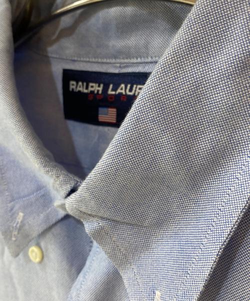 RALPH LAUREN SPORT（ラルフローレン スポーツ）RALPH LAUREN SPORT (ラルフローレン スポーツ) ボタンダウンシャツ ブルー サイズ:Mの古着・服飾アイテム