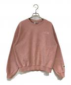 THE NORTH FACEザ ノース フェイス）の古着「TERRY SWEATSHIRTS」｜ピンク