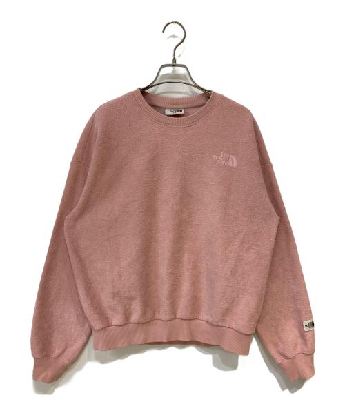 THE NORTH FACE（ザ ノース フェイス）THE NORTH FACE (ザ ノース フェイス) TERRY SWEATSHIRTS ピンク サイズ:Sの古着・服飾アイテム