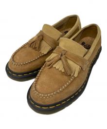 Dr.Martens（ドクターマーチン）の古着「Adrian Tumbled Nubuck Leather Tassel Loafers」｜ブラウン