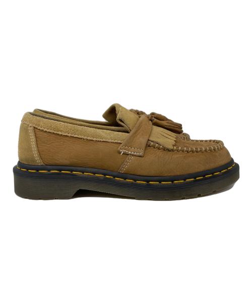Dr.Martens（ドクターマーチン）Dr.Martens (ドクターマーチン) Adrian Tumbled Nubuck Leather Tassel Loafers ブラウン サイズ: UK6の古着・服飾アイテム