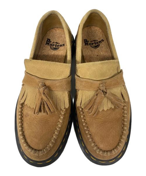 Dr.Martens（ドクターマーチン）Dr.Martens (ドクターマーチン) Adrian Tumbled Nubuck Leather Tassel Loafers ブラウン サイズ: UK6の古着・服飾アイテム