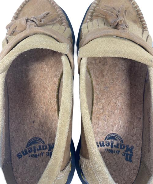 Dr.Martens（ドクターマーチン）Dr.Martens (ドクターマーチン) Adrian Tumbled Nubuck Leather Tassel Loafers ブラウン サイズ: UK6の古着・服飾アイテム