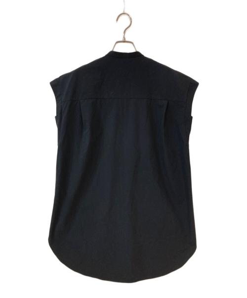 icB（アイシービー）icB (アイシービー) プルーフ4WAYタフタ ブラウス ブラック サイズ:4の古着・服飾アイテム