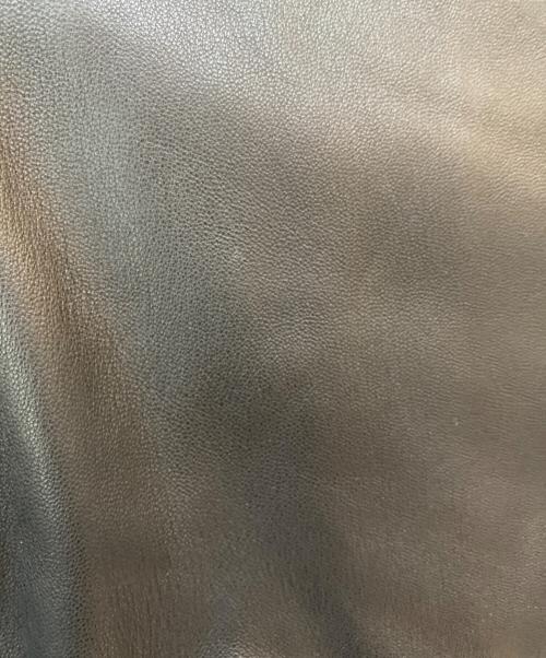 green label relaxing（グリーンレーベルリラクシング）green label relaxing (グリーンレーベルリラクシング) SHEEP レザー ノーカラー ジャケット ブラック サイズ:38の古着・服飾アイテム