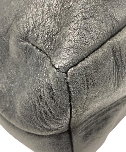 HELMUT LANG（ヘルムートラング）HELMUT LANG (ヘルムートラング) ロゴ型押し レザートートバッグ ブラック サイズ:なしの古着・服飾アイテム