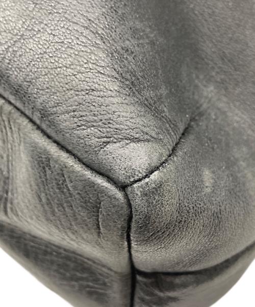 HELMUT LANG（ヘルムートラング）HELMUT LANG (ヘルムートラング) ロゴ型押し レザートートバッグ ブラック サイズ:なしの古着・服飾アイテム