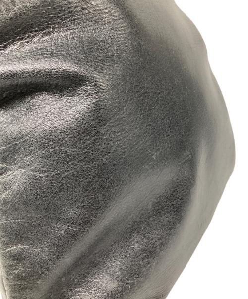 HELMUT LANG（ヘルムートラング）HELMUT LANG (ヘルムートラング) ロゴ型押し レザートートバッグ ブラック サイズ:なしの古着・服飾アイテム