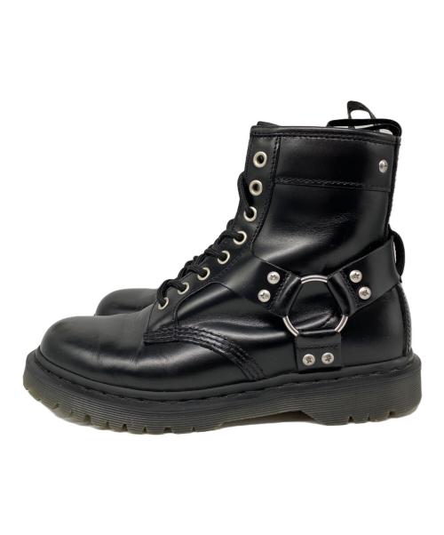 Dr.Martens（ドクターマーチン）Dr.Martens (ドクターマーチン) ANALINE 1460 HARNESS 8 ホール ブーツ ブラック サイズ:UK7の古着・服飾アイテム