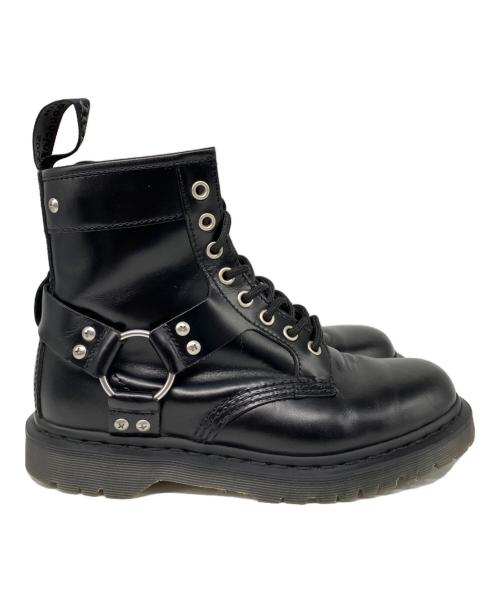 Dr.Martens（ドクターマーチン）Dr.Martens (ドクターマーチン) ANALINE 1460 HARNESS 8 ホール ブーツ ブラック サイズ:UK7の古着・服飾アイテム