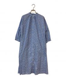 MACKINTOSH PHILOSOPHY（マッキントッシュ フィロソフィー）の古着「リバティプリントシャツワンピース」｜ブルー