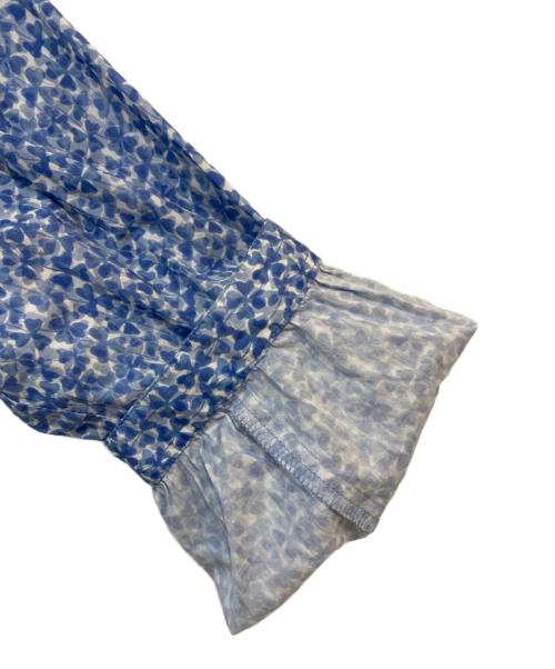 MACKINTOSH PHILOSOPHY（マッキントッシュ フィロソフィー）MACKINTOSH PHILOSOPHY (マッキントッシュ フィロソフィー) リバティプリントシャツワンピース ブルー サイズ:34の古着・服飾アイテム