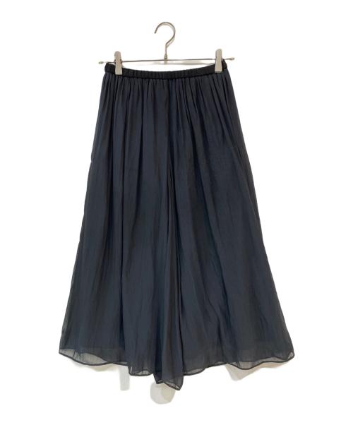 BEARDSLEY（ビアズリー）BEARDSLEY (ビアズリー) NEWシワシフォンギャザーパンツ ブラックの古着・服飾アイテム