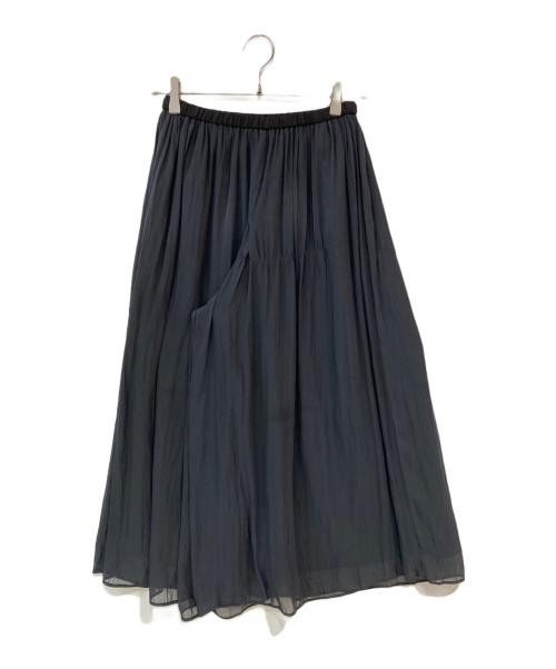 BEARDSLEY（ビアズリー）BEARDSLEY (ビアズリー) NEWシワシフォンギャザーパンツ ブラックの古着・服飾アイテム