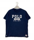 POLO RALPH LAURENポロ・ラルフローレン）の古着「ロゴプリントTシャツ」｜ネイビー