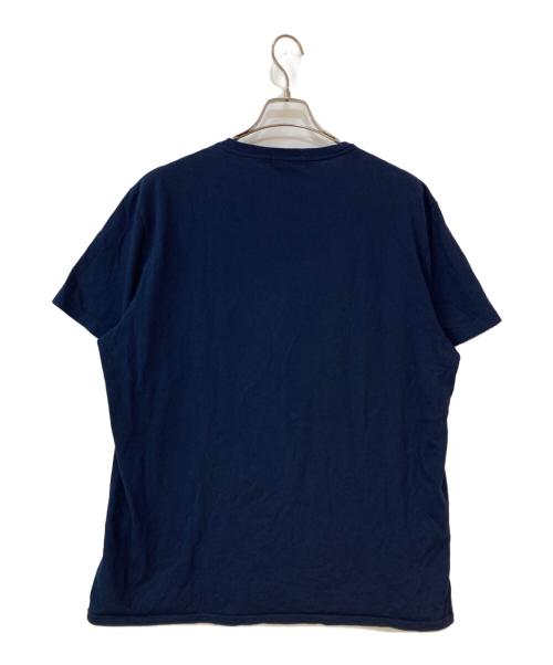 POLO RALPH LAUREN（ポロ・ラルフローレン）POLO RALPH LAUREN (ポロ・ラルフローレン) ロゴプリントTシャツ ネイビー サイズ:XLの古着・服飾アイテム