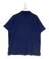 POLO RALPH LAUREN (ポロ・ラルフローレン) スモールポニー パイル地オープンカラーシャツ ネイビー サイズ:XL：7000円