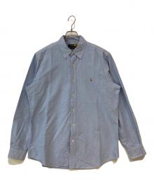 POLO RALPH LAUREN（ポロ・ラルフローレン）の古着「CLASSIC FIT スモールポニー ボタンダウンシャツ」｜ブルー