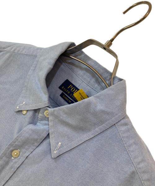 POLO RALPH LAUREN（ポロ・ラルフローレン）POLO RALPH LAUREN (ポロ・ラルフローレン) CLASSIC FIT スモールポニー ボタンダウンシャツ ブルー サイズ:Lの古着・服飾アイテム