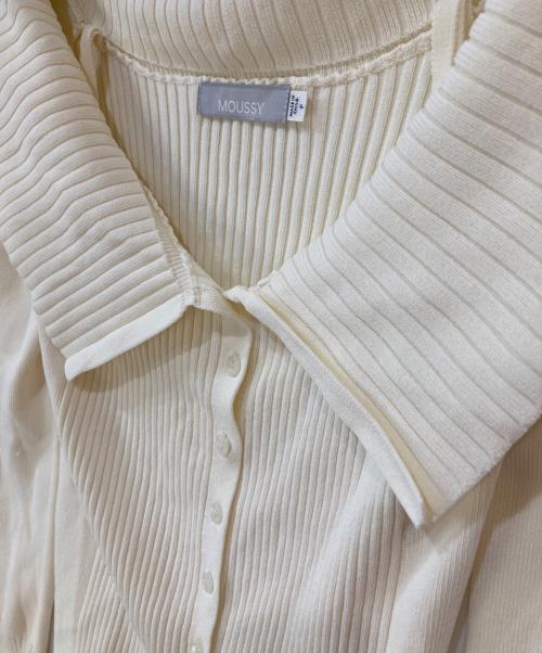 moussy（マウジー）moussy (マウジー) 3WAY SHOULDER ニット アイボリー サイズ:Freeの古着・服飾アイテム