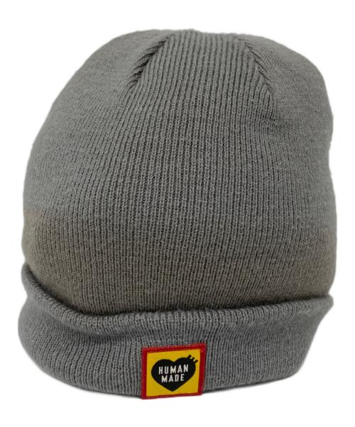 HUMAN MADE（ヒューマンメイド）HUMAN MADE (ヒューマンメイド) BIG BEANIE グレーの古着・服飾アイテム