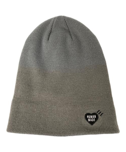 HUMAN MADE（ヒューマンメイド）HUMAN MADE (ヒューマンメイド) BIG BEANIE グレーの古着・服飾アイテム