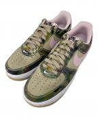 NIKEナイキ）の古着「AIR FORCE 1 LOW RETRO ローカットスニーカー」｜DESERT KHAKI/PINK FO
