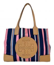 TORY BURCH（トリーバーチ）の古着「エラ マルチストライプ トートバッグ」｜マルチカラー