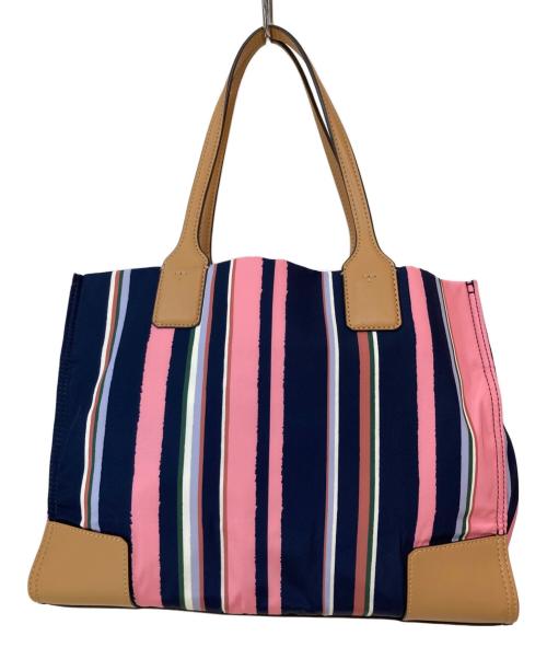 TORY BURCH（トリーバーチ）TORY BURCH (トリーバーチ) エラ マルチストライプ トートバッグ マルチカラーの古着・服飾アイテム