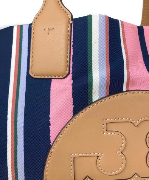TORY BURCH（トリーバーチ）TORY BURCH (トリーバーチ) エラ マルチストライプ トートバッグ マルチカラーの古着・服飾アイテム