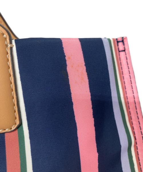 TORY BURCH（トリーバーチ）TORY BURCH (トリーバーチ) エラ マルチストライプ トートバッグ マルチカラーの古着・服飾アイテム
