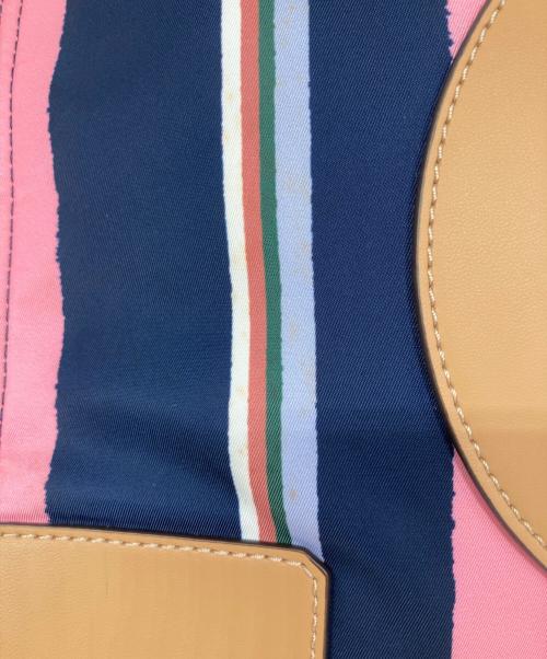 TORY BURCH（トリーバーチ）TORY BURCH (トリーバーチ) エラ マルチストライプ トートバッグ マルチカラーの古着・服飾アイテム