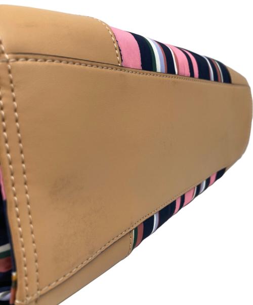 TORY BURCH（トリーバーチ）TORY BURCH (トリーバーチ) エラ マルチストライプ トートバッグ マルチカラーの古着・服飾アイテム
