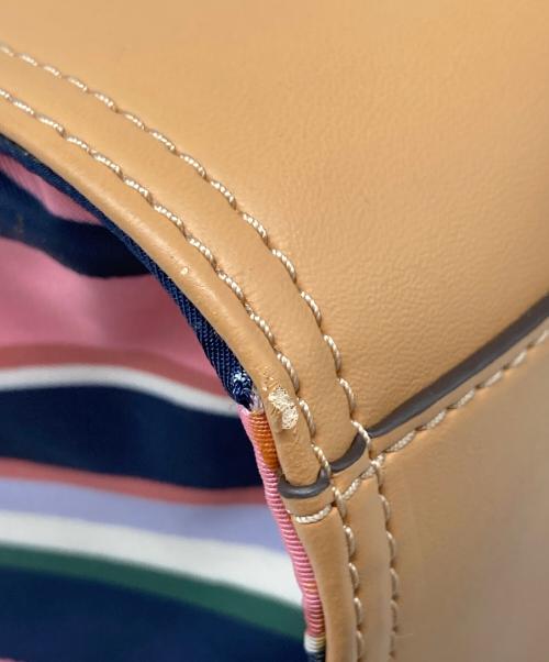 TORY BURCH（トリーバーチ）TORY BURCH (トリーバーチ) エラ マルチストライプ トートバッグ マルチカラーの古着・服飾アイテム